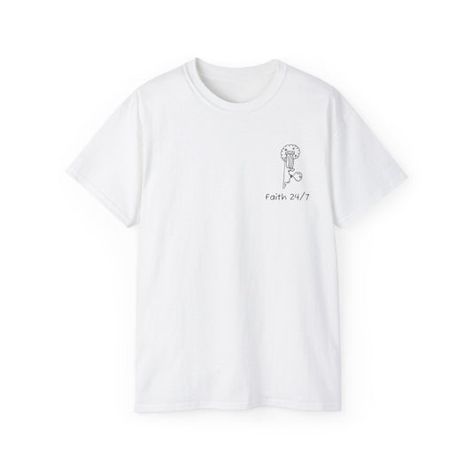 White Faith 24/7 tee shirt