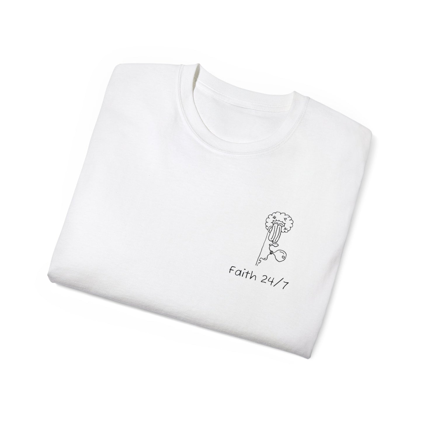 White Faith 24/7 tee shirt